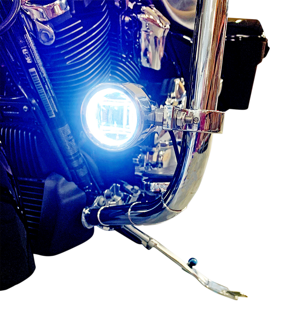CUSTOM DYNAMICS LED Fog Light for Indian Motorcycle – Chrome PB-FOG-IND-C