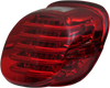 CUSTOM DYNAMICS PB-TL-LPW-R Low Profile Red Taillight with License Plate Illumination for Harley-Davidson Touring Models