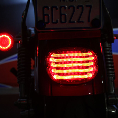 CUSTOM DYNAMICS Smoke PB-TL-LP-S Taillight for Harley Low Rider and Tri Glide Models