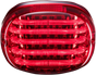 CUSTOM DYNAMICS PB-TL-SB-R Red Taillight for Squareback Bikes with Enhanced Visibility