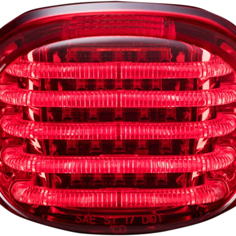 CUSTOM DYNAMICS PB-TL-SB-R Red Taillight for Squareback Bikes with Enhanced Visibility