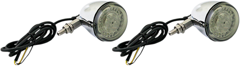 CUSTOM DYNAMICS PB-UNV-ECE-AW-C Universal Front Turn Signal with White Halo and Amber Indicators