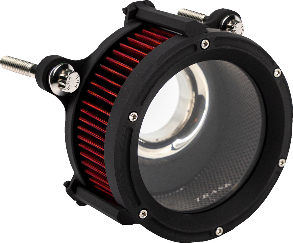 TRASK Assault Charge High-Flow Air Cleaner Kit - Black TM-1024BK