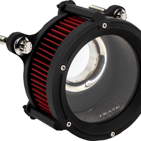 TRASK Assault Charge High-Flow Air Cleaner Kit - Black TM-1024BK