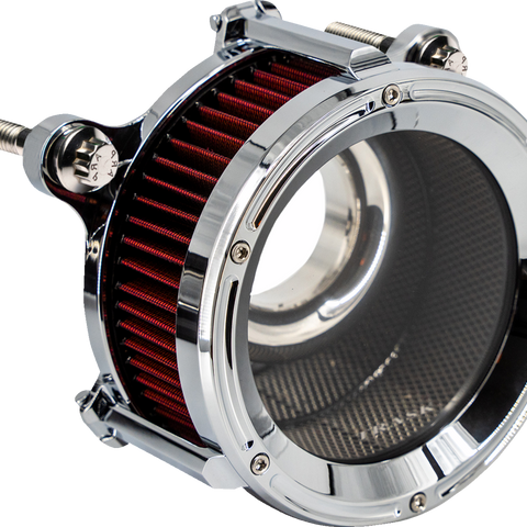 TRASK Assault Charge High-Flow Air Cleaner Kit - Chrome TM-1024CH