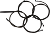 LA CHOPPERS Handlebar Cable/Brake Line Kit - Complete - Stock Handlebars - Midnight LA-8059KT2-08M - Team Dream Rides