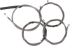 LA CHOPPERS Handlebar Cable/Brake Line Kit - Complete - 18" - 20" Handlebars - Stainless LA-8059KT2-19 - Team Dream Rides