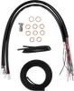 LA CHOPPERS Handlebar Cable/Brake Line Kit - Complete - Stock Handlebars - Black Vinyl LA-8059KT2-08B - Team Dream Rides