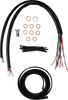 LA CHOPPERS Handlebar Cable/Brake Line Kit - Complete - 18" - 20" Handlebars - Black Vinyl LA-8059KT2-19B - Team Dream Rides