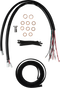 LA CHOPPERS Handlebar Cable/Brake Line Kit - Complete - 18" - 20" Handlebars - Black Vinyl LA-8059KT2-19B - Team Dream Rides
