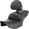 SADDLEMEN RoadSofa* Seat - Carbon Fiber - with Backrest - FLTR/FLHX '23-'24 823-07-185B0 - Team Dream Rides