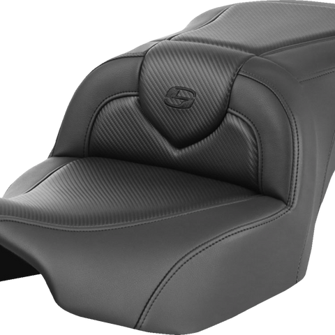 SADDLEMEN RoadSofa* Seat - Carbon Fiber - without Backrest - FLTR/FLHX '23-'24 823-07-18500 - Team Dream Rides