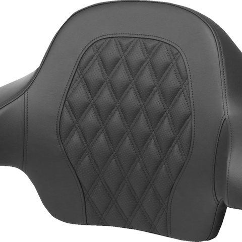 SADDLEMEN Tour-Pak® Backrest Pad with Lattice Stitch in Blue for FL 2014-2024 - Part 814-07-15001