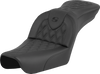SADDLEMEN RoadSofa* Seat - Lattice Stitch - without Driver Backrest - FXDWG '04-'05 804-05-182 - Team Dream Rides