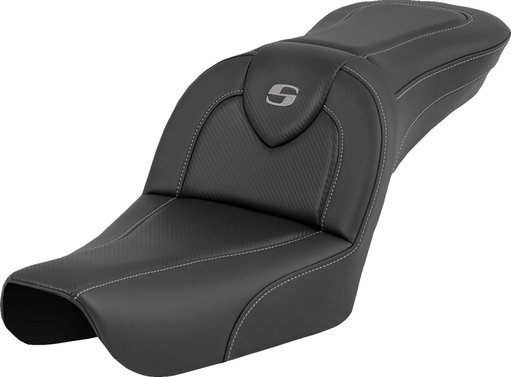 SADDLEMEN RoadSofa* - Carbon Fiber - without Driver Backrest - FXDWG '04-'05 804-05-185 - Team Dream Rides