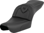 SADDLEMEN RoadSofa* - Black - without Driver Backrest - FXDWG '04-'05 804-05-187 - Team Dream Rides