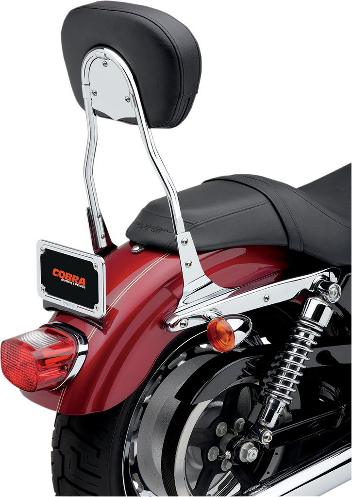 COBRA Round Sissy Bar - Standard - XL 602-1253 - Team Dream Rides