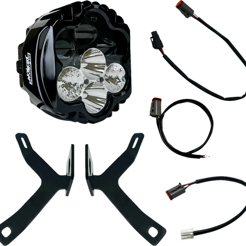 CUSTOM DYNAMICS Shark Demon Headlight for Road Warrior Fairing SD2-MSRW-W