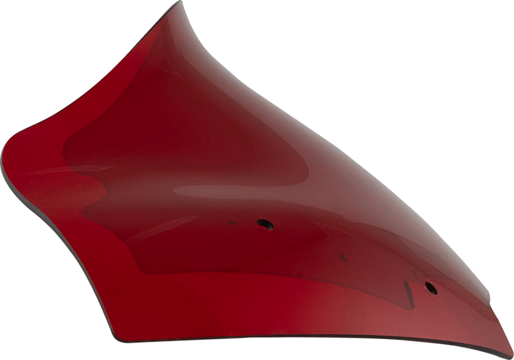 KLOCK WERKS Kolor Flare Windshield 10-Inch Red for 2023-2026 Harley-Davidson FLTRX/FLTRT, KWW-01-0715