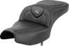 SADDLEMEN Roadsofa™ Seat for Indian Pursuit 2022-2024 – Black Carbon Fiber, Part I22-02-185