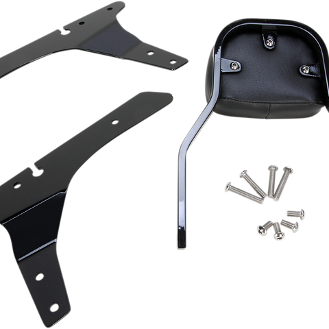 COBRA Mini Sissy Bar - Black - Sportster 602-1103B - Team Dream Rides