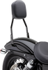 COBRA Standard Sissy Bar - Black - Dyna 602-1152B - Team Dream Rides