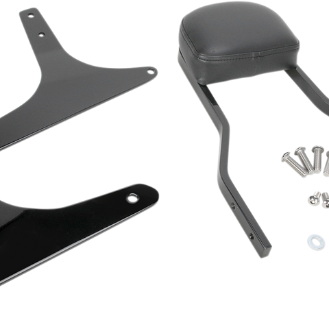 COBRA Short Sissy Bar - Black - Softail 602-1201B - Team Dream Rides