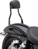 COBRA Short Sissy Bar - Black - Dyna 602-1202B - Team Dream Rides