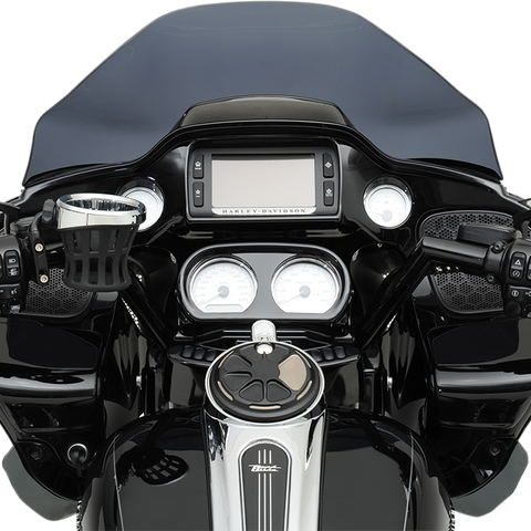 TRASK 1-1/4 inch V-Line Handlebar for FLTR - Black, Model TM-20205BK