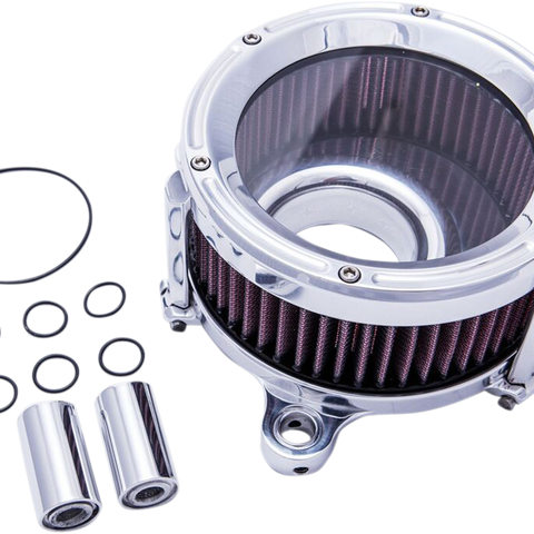 TRASK Assault Charge High-Flow Air Cleaner Chrome TM-1023CH