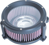 TRASK Assault Charge High-Flow Air Cleaner TM-1020BK in Flat Black