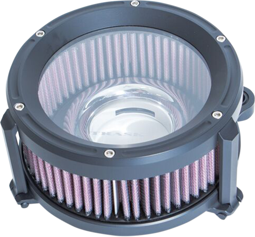 TRASK Assault Charge High-Flow Air Cleaner TM-1020BK in Flat Black
