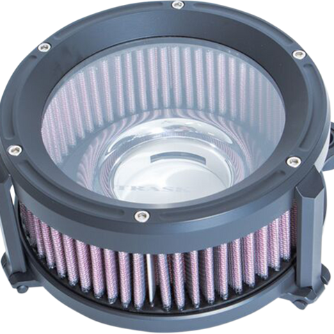 TRASK Assault Charge High-Flow Air Cleaner TM-1020BK in Flat Black