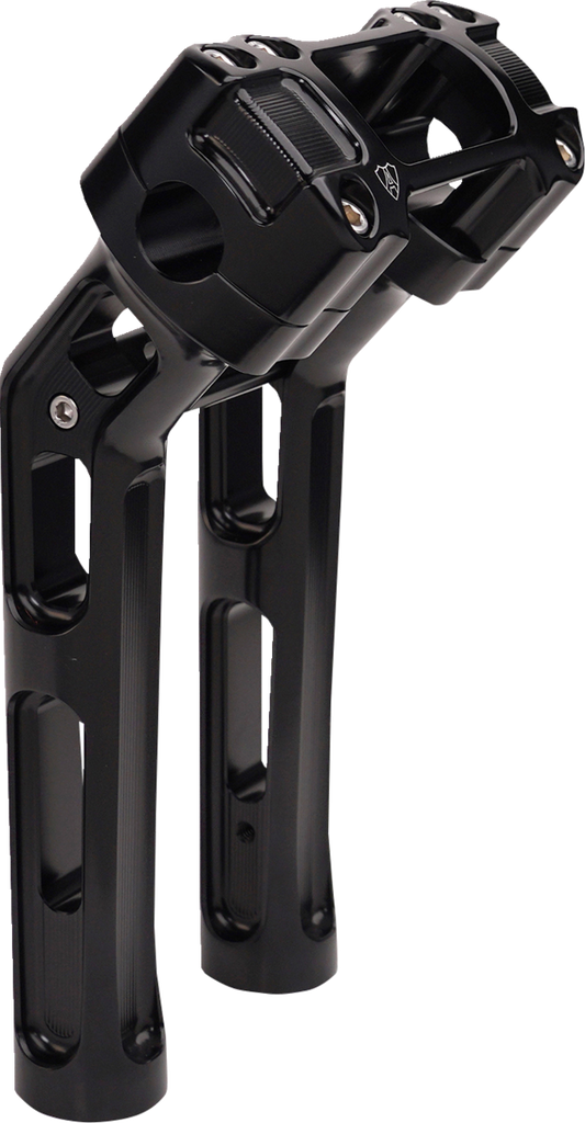 ARLEN NESS Risers - Method - Softail Gauge Cut-Out - 10" - Black 520-053 - Team Dream Rides