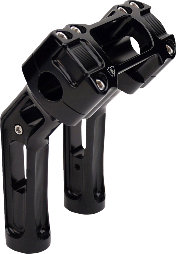 ARLEN NESS Risers - Method - Softail Gauge Cut-Out - 7" - Black 520-055 - Team Dream Rides