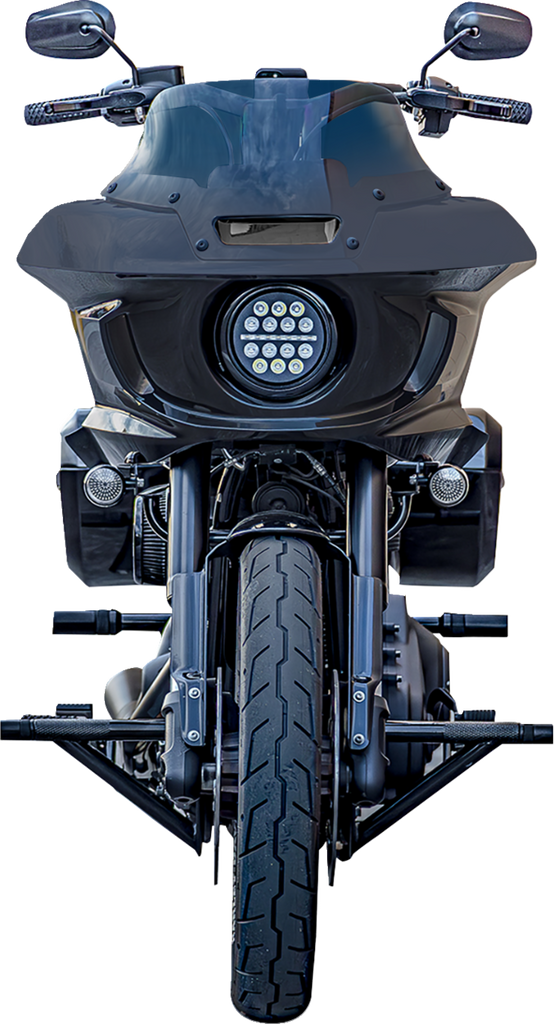 BURLY BRAND Front Brawler Kit, Black, B10-3018B