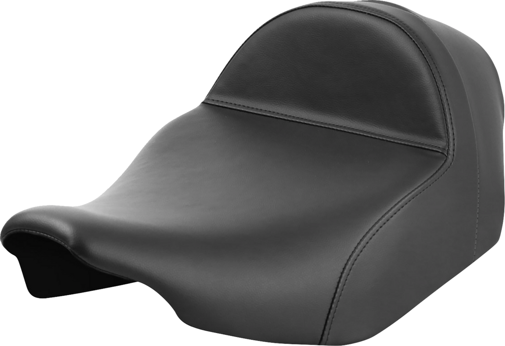 SADDLEMEN Solo Seat Plain Extended Reach for Harley-Davidson FLT/FLH 2023-2024 Part 823-07E-0040