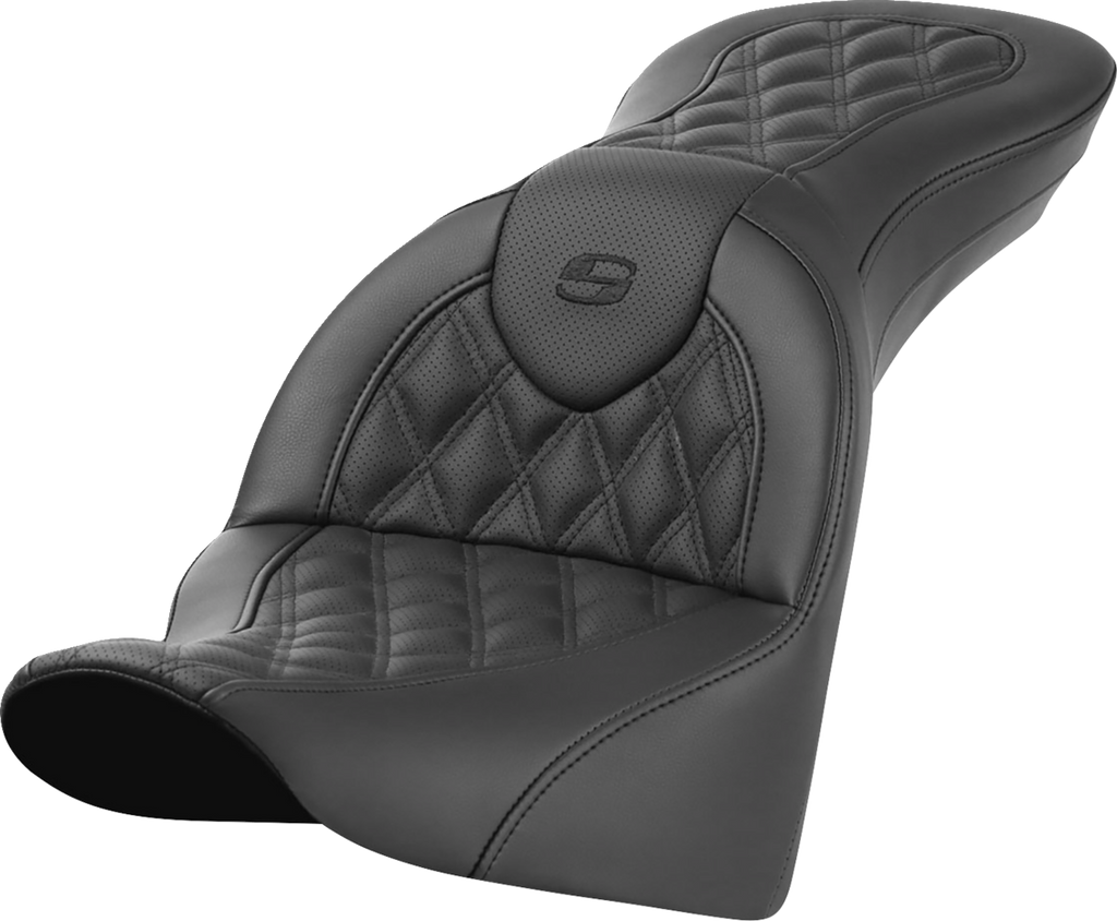 SADDLEMEN Roadsofa* Seat - without Backrest - Lattice Stitch 818-33-182 - Team Dream Rides