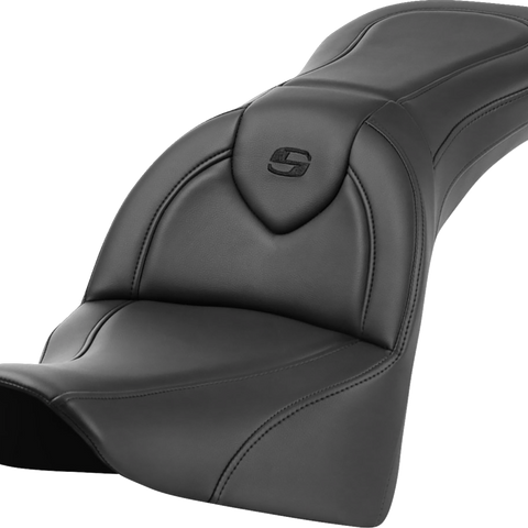 SADDLEMEN Roadsofa™ Seat Without Backrest – FL 818-33-187 | Tall Lumbar Support and Wide Driver Saddle for Superior Comfort
