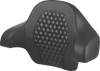 SADDLEMEN Tour Pack Backrest Pad for Harley-Davidson FL 2014-2024 with Honeycomb Design and Black Stitching