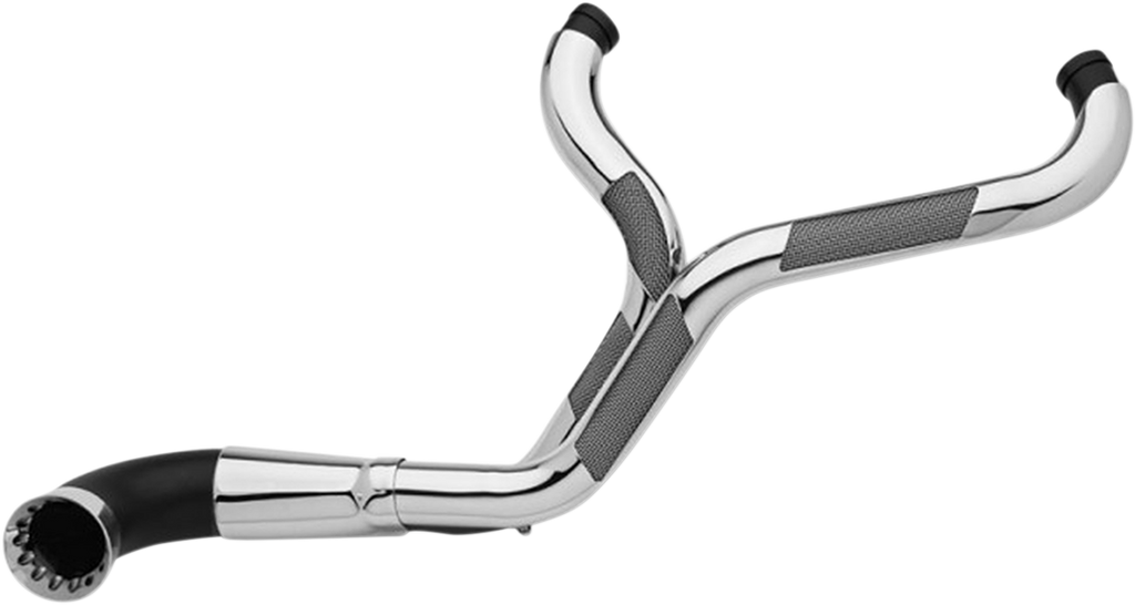 TRASK TM-5720CH 2-into-1 Nasty Bastard Exhaust System in Chrome