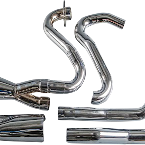 TRASK 2:1 Exhaust - Chrome - Victory TM-3033CH
