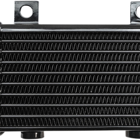 JAGG OIL COOLERS Universal Oil Cooler - 10-Row - Gloss Black 3160 - Team Dream Rides
