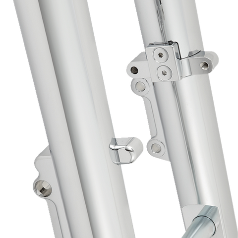 ARLEN NESS Fork Legs - Chrome - Smooth - Dual Disc 40-529