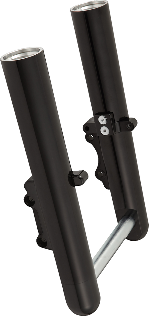 Arlen Ness Black Anodized Fork Legs for Dual Disc Touring - Part #40-528