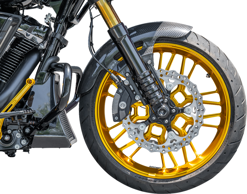 ARLEN NESS Front Fender - Cafe - 19" - Black 210-017