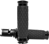 AVON GRIPS Diamond Contour Grips - Black - TBW DIA-65-ANO-F24