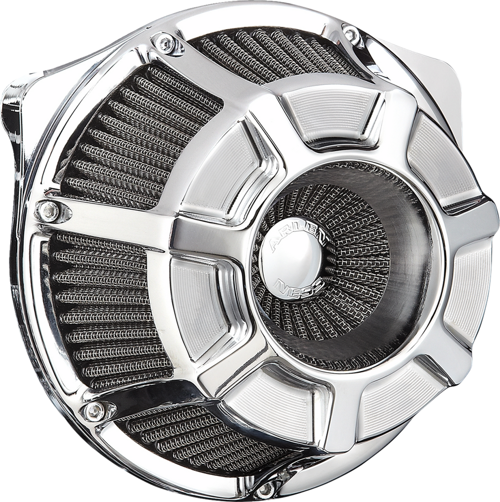 ARLEN NESS Inverted Series Air Cleaner Kit - Beveled Chrome Part 600-226