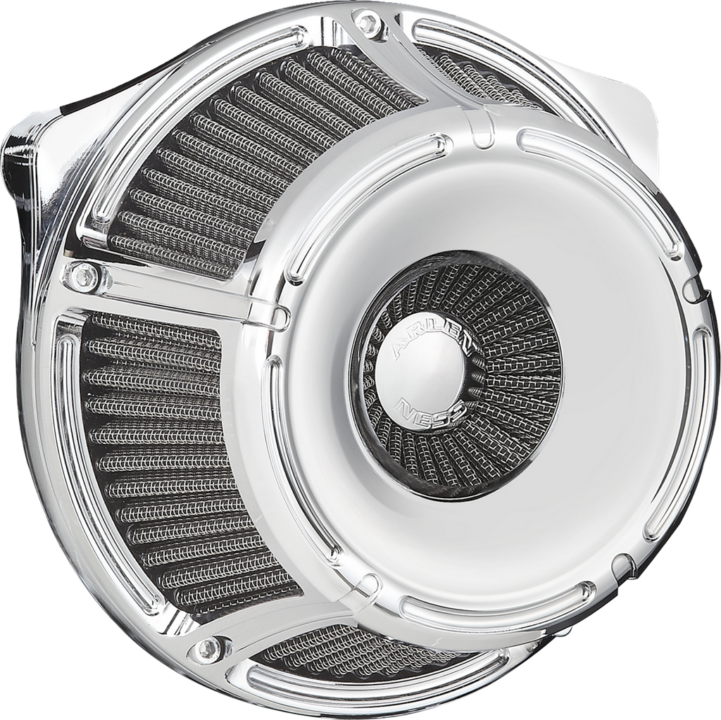 Arlen Ness Inverted Series Slot Track Air Cleaner Kit - Chrome 600-232