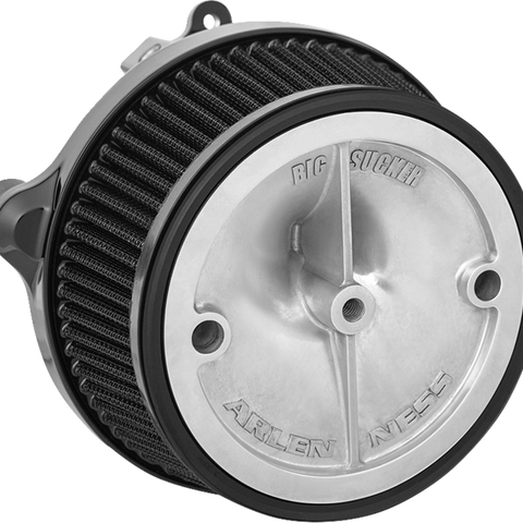 ARLEN NESS Big Sucker Stage 1 Air Cleaner Kit with Cover - Smooth - Black 600-303